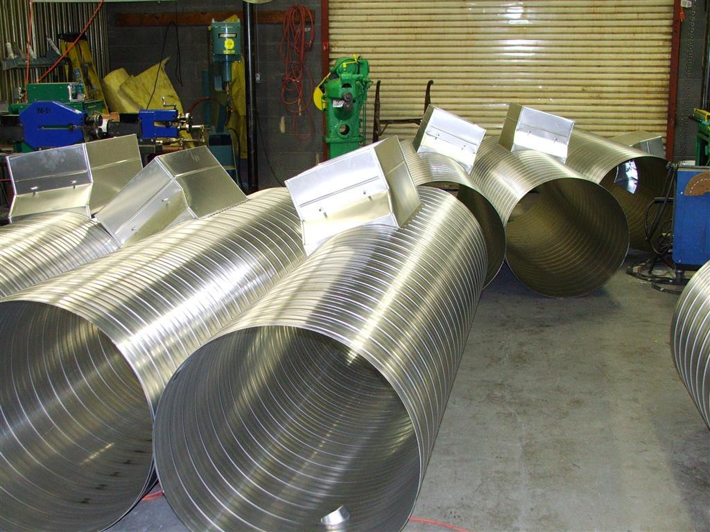 Spiral Aluminum Ductwork